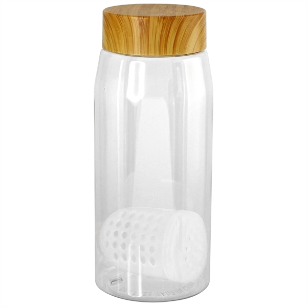 Bamboo Pattern 25 oz. Recycled Bottle with Floating Infuser... from ASI 30208 A P Specialties / AP Specialties