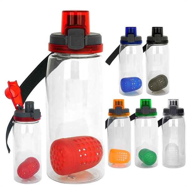 Locking Lid 25 oz. Recycled Bottle with Floating Infuser... from ASI 30208 A P Specialties / AP Specialties