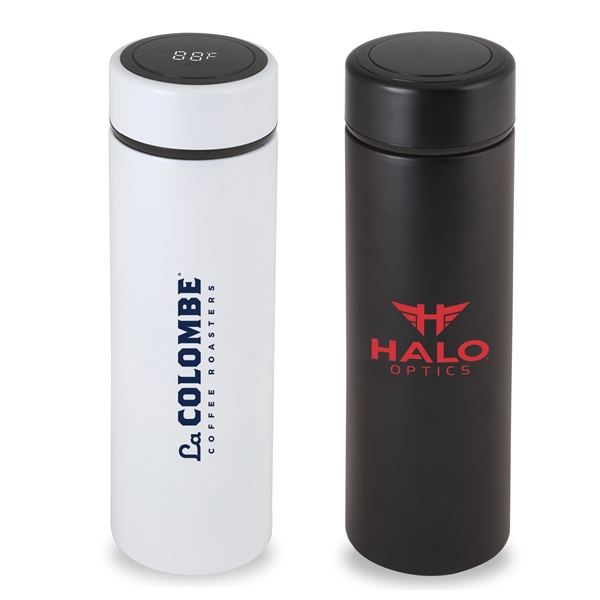 17oz. double-wall stainless with thermometer lid.... from ASI 46755 Cosmo Promos