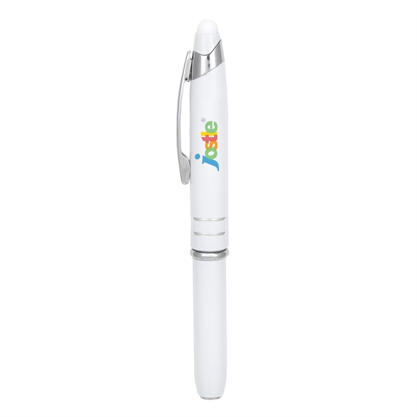 LED Light+Stylus Metal Ballpoint.... from ASI 46755 Cosmo Promos