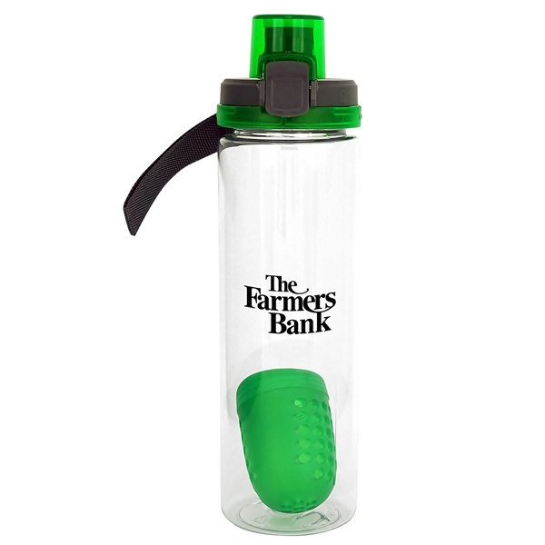 Locking Lid 24 oz. Recycled Bottle With Floating Infuser... from ASI 30208 A P Specialties / AP Specialties