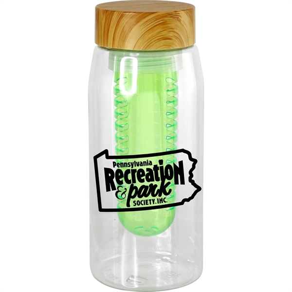 Bamboo Pattern 25 oz. Recycled Bottle with Infuser... from ASI 30208 A P Specialties / AP Specialties