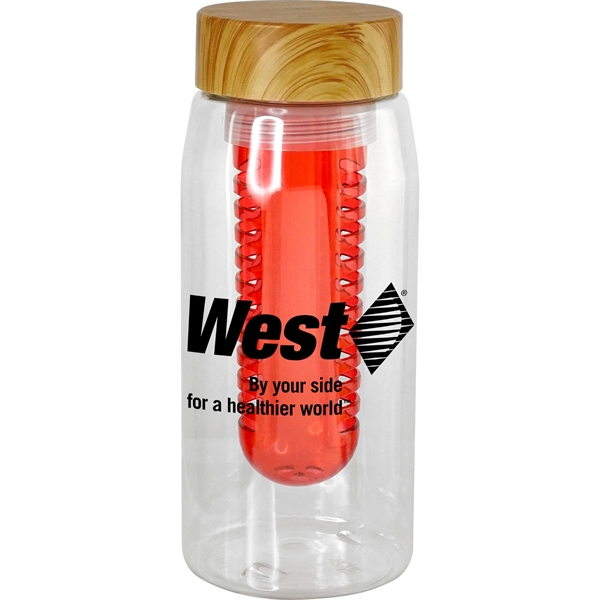 Bamboo Pattern 25 oz. Recycled Bottle with Infuser... from ASI 30208 A P Specialties / AP Specialties