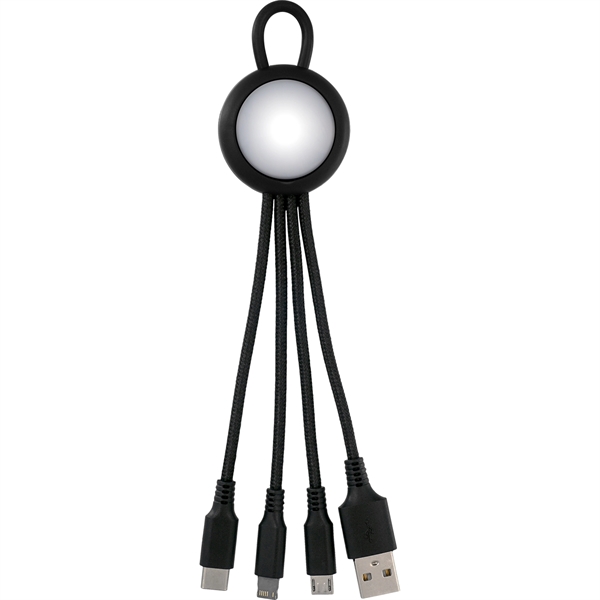 CLEARVIEW LIGHT UP LOOP 3-IN-1 CHARGING CABLE... from ASI 30208 A P Specialties / AP Specialties