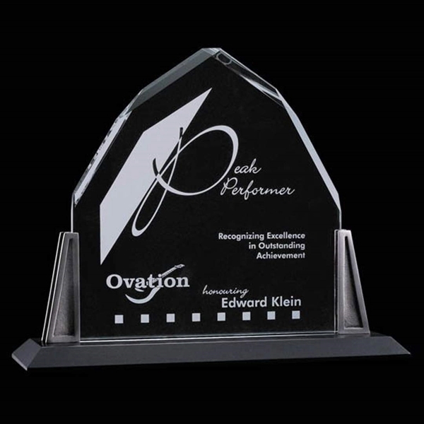 Starfire award complete with pewter angle post on a black base.... from ASI 84592 St Regis Group / St Regis