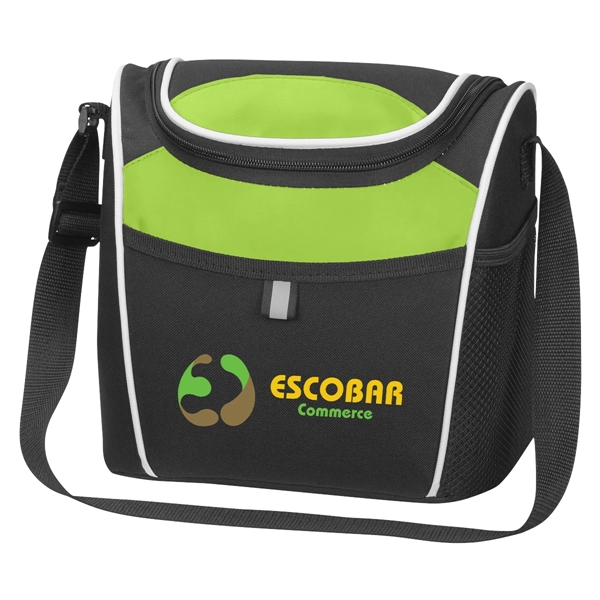 Mesa Lunch Kooler Bag is made of 600 denier polyester with... from ASI 61125 Hit Promotional Products / Hit®