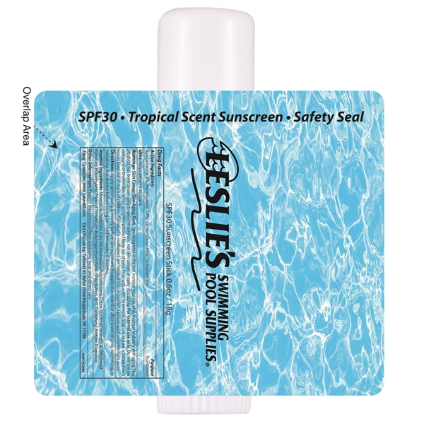 Tropical scent sunblock stick with SPF 30 protection.... from ASI 90807 Tekweld