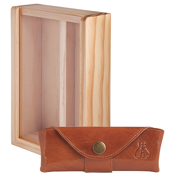 6 1/2" x 4 1/2" x 1 3/4" wooden presentation box... from ASI 55450 Franmara Inc