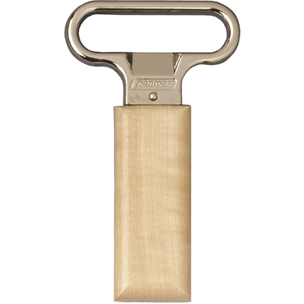 Two-prong cork extractor with chrome plated handle and birch sheath.... from ASI 55450 Franmara Inc
