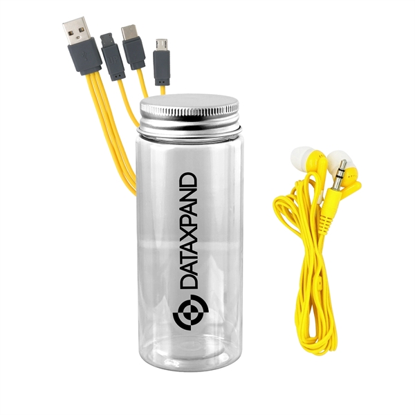 BOTTLED CABLE EAR BUD SET... from ASI 30208 A P Specialties / AP Specialties