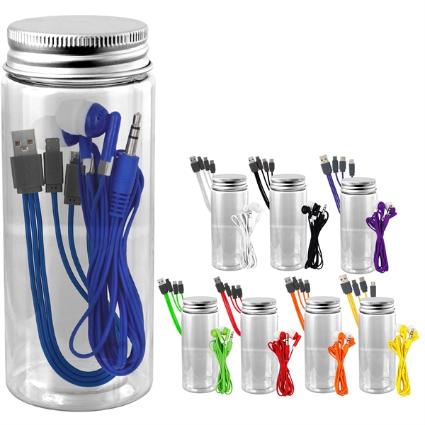 BOTTLED CABLE EAR BUD SET... from ASI 30208 A P Specialties / AP Specialties