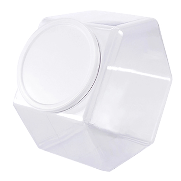 Hexagon plastic display tub. Blank.... from ASI 55450 Franmara Inc