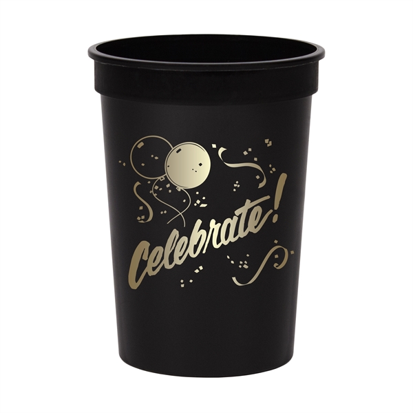 Smooth colored 12 oz. stadium cup.... from ASI 88200 TK Sorg's - A Div of Arch Promo Group, LLC / PETITE