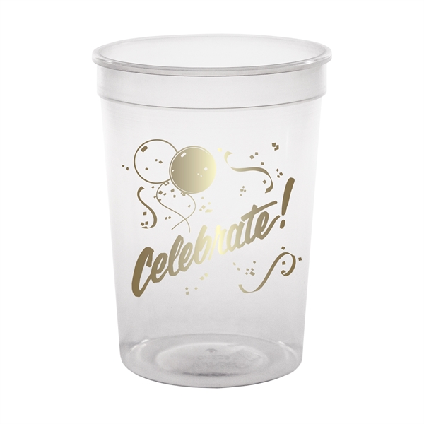 Smooth colored 12 oz. stadium cup.... from ASI 88200 TK Sorg's - A Div of Arch Promo Group, LLC / PETITE