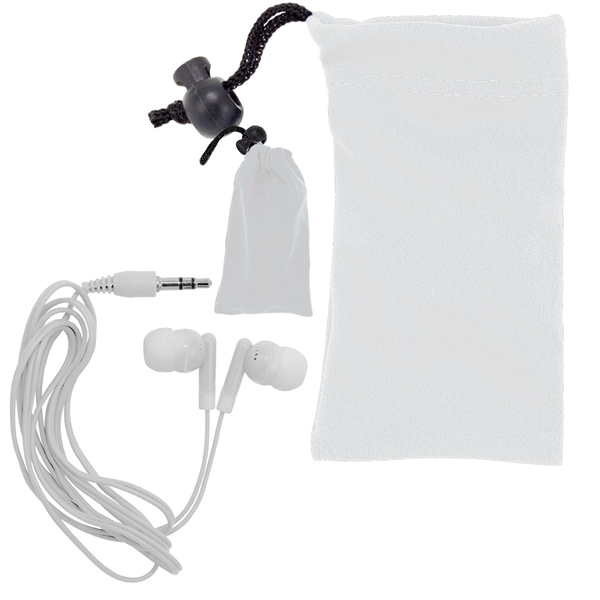 MICROFIBER EAR BUD POUCH... from ASI 30208 A P Specialties