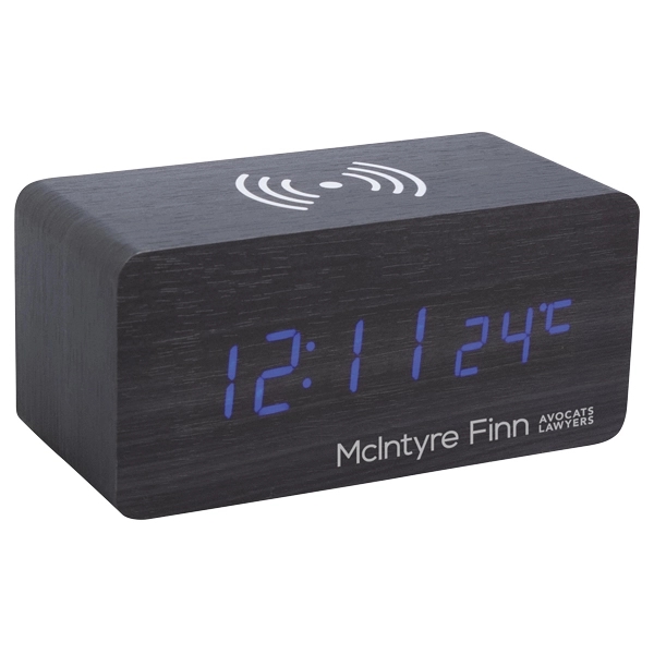 LED display clock with wireless phone charger.... from ASI 42920 Busrel Inc