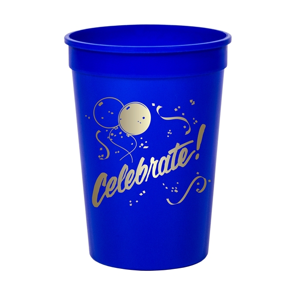 Smooth colored 12 oz. stadium cup.... from ASI 88200 TK Sorg's - A Div of Arch Promo Group, LLC / GRANDE