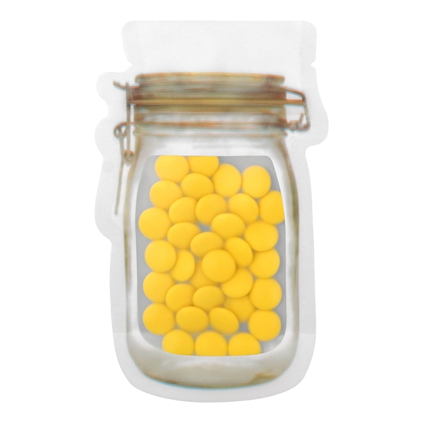 MASON JAR BAG OF PRINTED CANDY... from ASI 30208 A P Specialties / AP Specialties