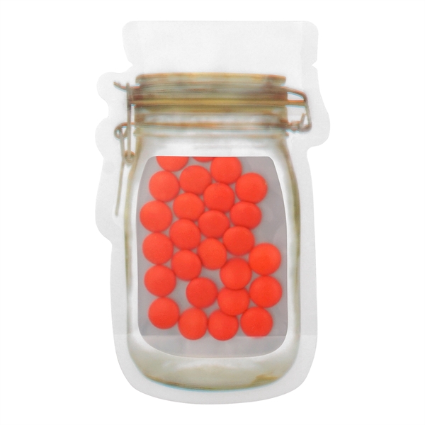 MASON JAR BAG OF PRINTED CANDY... from ASI 30208 A P Specialties / AP Specialties