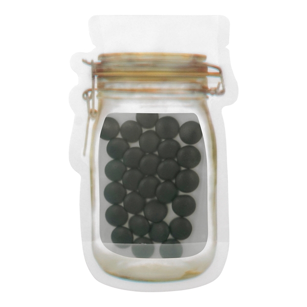MASON JAR BAG OF PRINTED CANDY... from ASI 30208 A P Specialties / AP Specialties