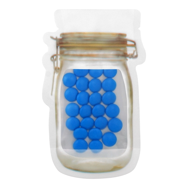 MASON JAR BAG OF PRINTED CANDY... from ASI 30208 A P Specialties / AP Specialties