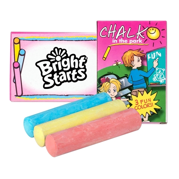 3 pack of jumbo chalk with customizable box.... from ASI 98360 WOWLine / WOWLine®