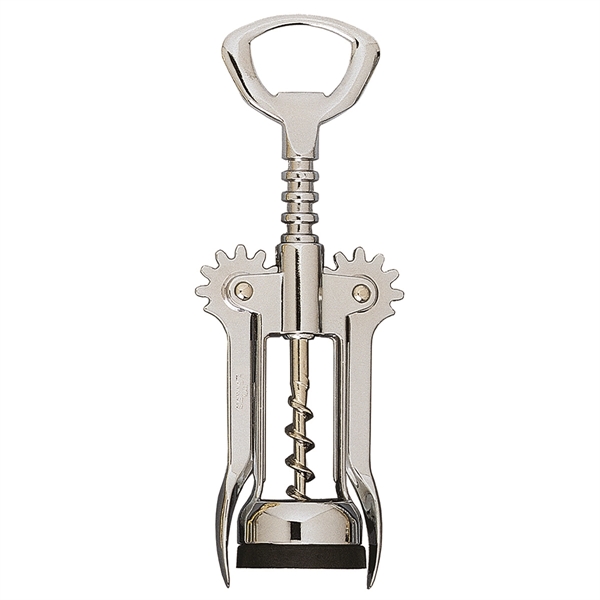 Customizable 6 5/8" chrome plated wing corkscrew with auger worm. Made... from ASI 55450 Franmara Inc