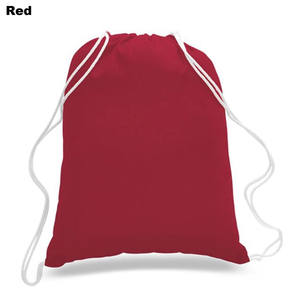 Colored promotional drawstring bag made of 6 oz. cotton canvas.... from ASI 39820 Opusline (Benmex) / Opus Line