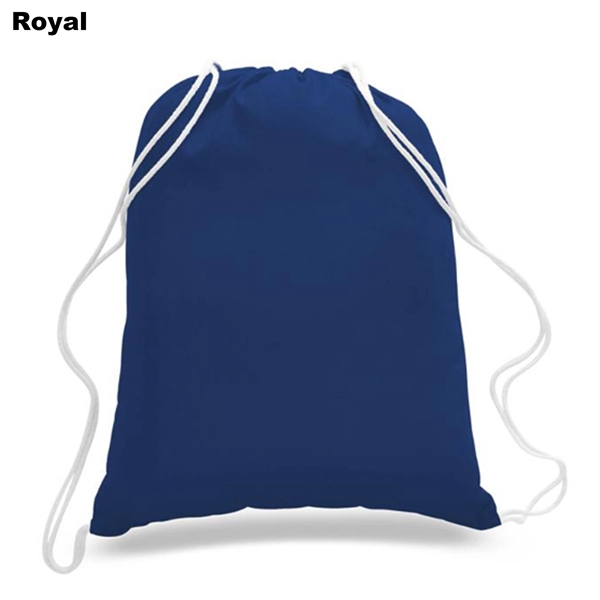 Colored promotional drawstring bag made of 6 oz. cotton canvas.... from ASI 39820 Opusline (Benmex) / Opus Line