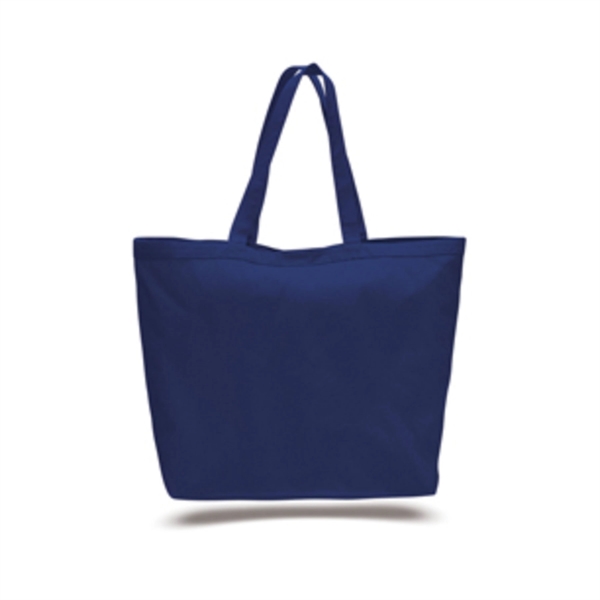 12 oz. cotton canvas tote bag with closure and 24" handles.... from ASI 39820 Opusline (Benmex) / Opus Line