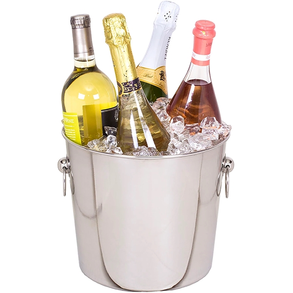 Four bottle wine and champagne chiller, stainless steel.... from ASI 55450 Franmara Inc