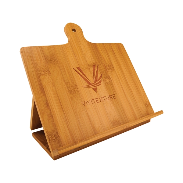 10.25" x 10.25" x 0.375" bamboo wood stand up chef's easel.... from ASI 74601 Calico