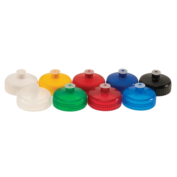 24 oz plastic sport bottle with choice of colored lids.... from ASI 77280 Pepco Poms / Pepco Poms