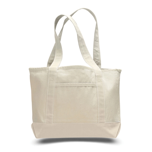 12 oz. deluxe shopping tote bag with interior zippered pocket and... from ASI 39820 Opusline (Benmex) / Opus Line