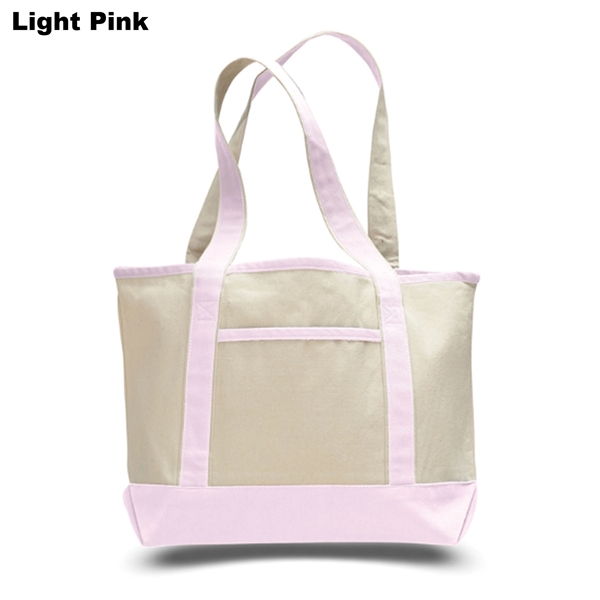 12 oz. deluxe shopping tote bag with interior zippered pocket and... from ASI 39820 Opusline (Benmex) / Opus Line