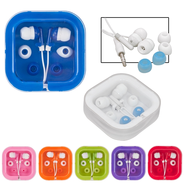 Brightly Colored Ear Buds... from ASI 30208 A P Specialties / AP Specialties