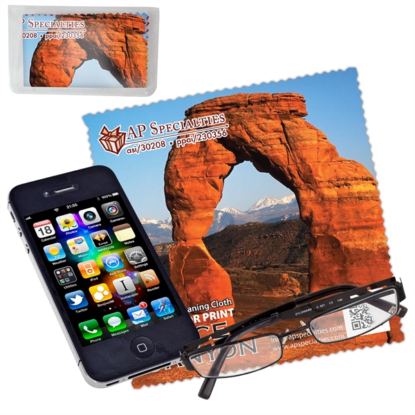 Mircofiber Cleaning Cloth... from ASI 30208 A P Specialties / AP Specialties