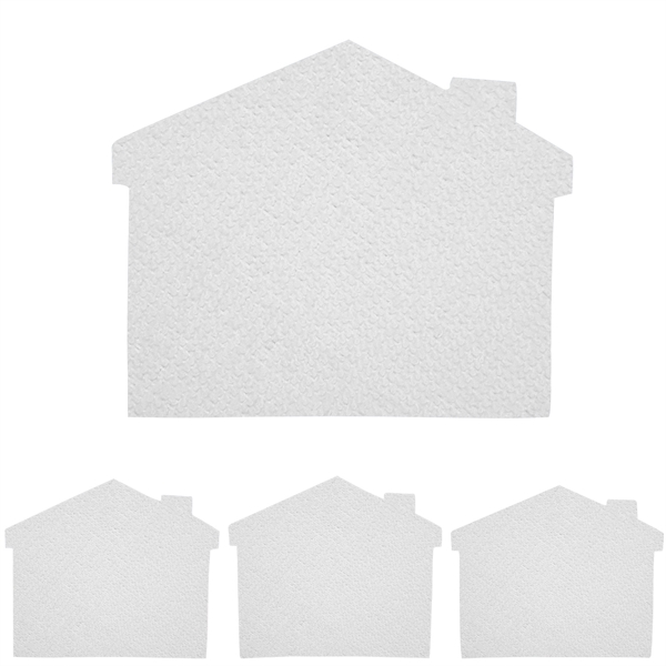 House Shaped Microfiber Cleaning Cloth... from ASI 30208 A P Specialties / AP Specialties