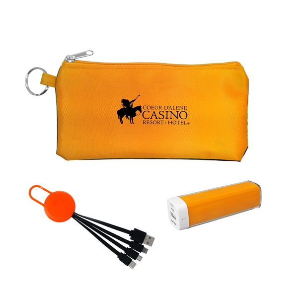 COLORFUL POWER BANK CABLE SET... from ASI 30208 A P Specialties / AP Specialties