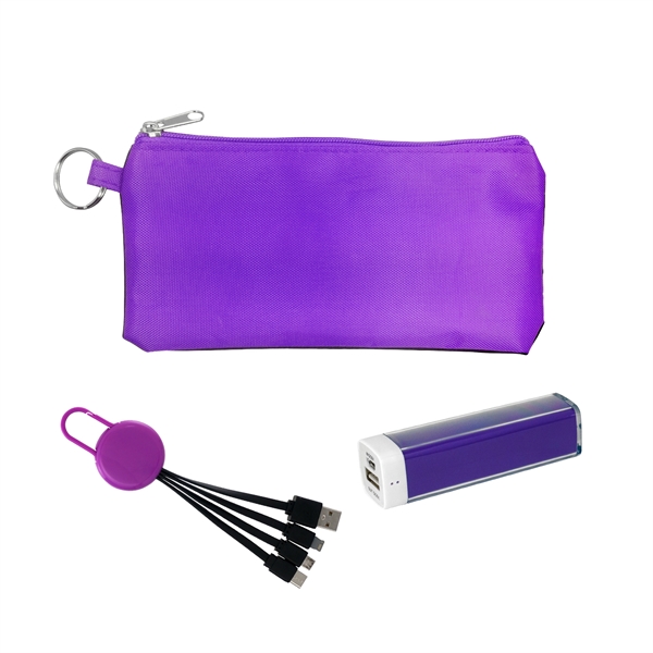 COLORFUL POWER BANK CABLE SET... from ASI 30208 A P Specialties / AP Specialties