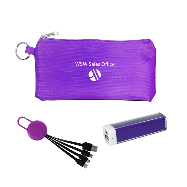 COLORFUL POWER BANK CABLE SET... from ASI 30208 A P Specialties / AP Specialties