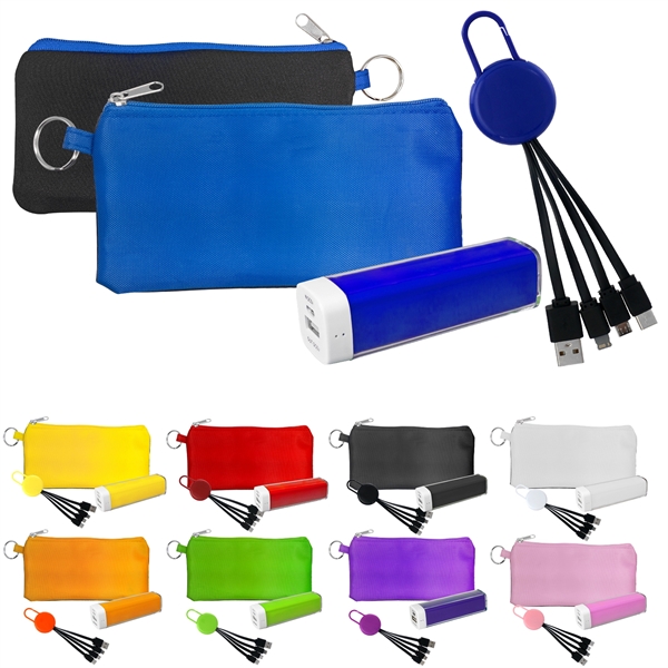 COLORFUL POWER BANK CABLE SET... from ASI 30208 A P Specialties / AP Specialties