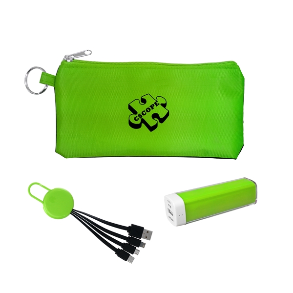 COLORFUL POWER BANK CABLE SET... from ASI 30208 A P Specialties / AP Specialties