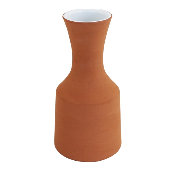 Italian terra cotta carafe with pure, lead-free white glazed interior.... from ASI 55450 Franmara Inc