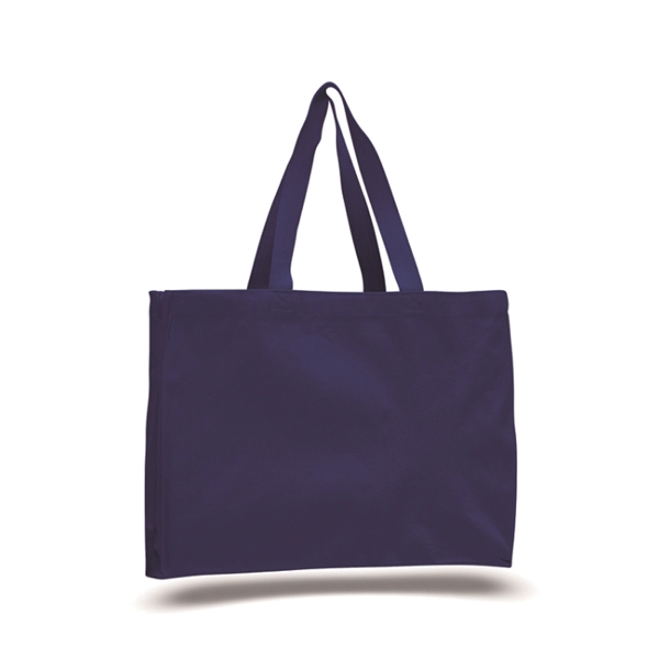 12 oz. gusset tote bag is made of cotton canvas.... from ASI 39820 Opusline (Benmex) / Opus Line