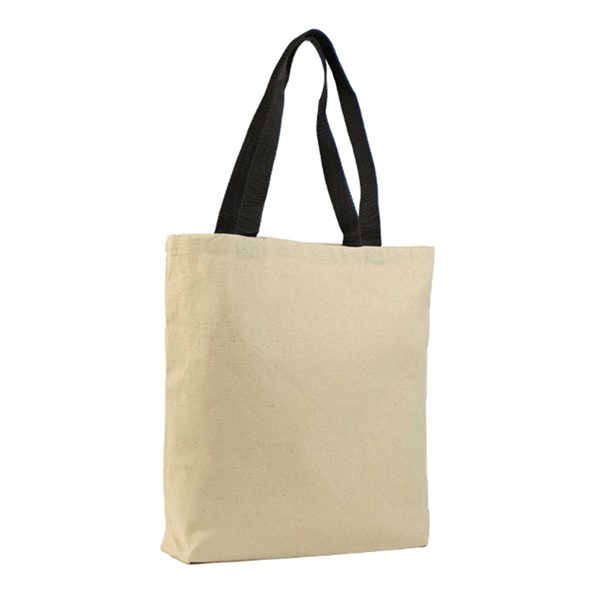 Two-tone economy tote bag made of 6 oz. cotton canva and... from ASI 39820 Opusline (Benmex) / Opus Line