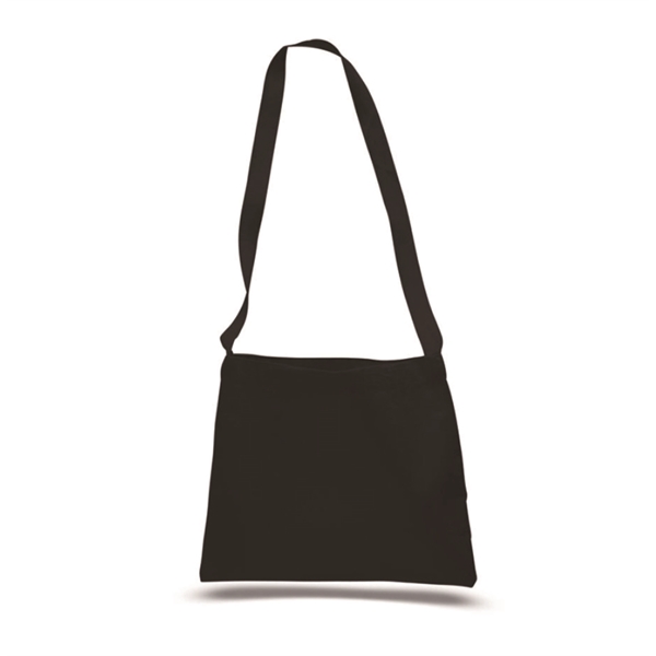 12 oz. canvas messenger bag with long straps to sling over... from ASI 39820 Opusline (Benmex) / Opus Line