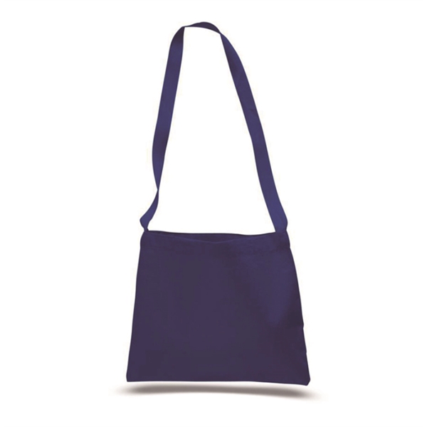 12 oz. canvas messenger bag with long straps to sling over... from ASI 39820 Opusline (Benmex) / Opus Line