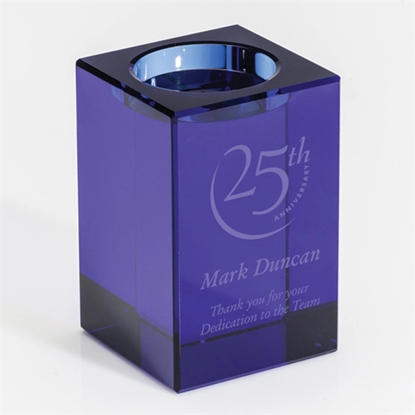 Optical crystal tower base.... from ASI 84592 St Regis Group / R S Owens & Co Inc