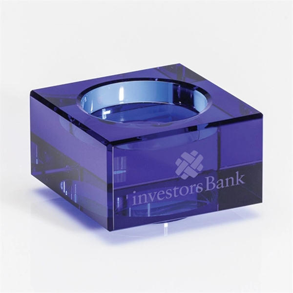 Optical crystal tower base.... from ASI 84592 St Regis Group / R S Owens & Co Inc